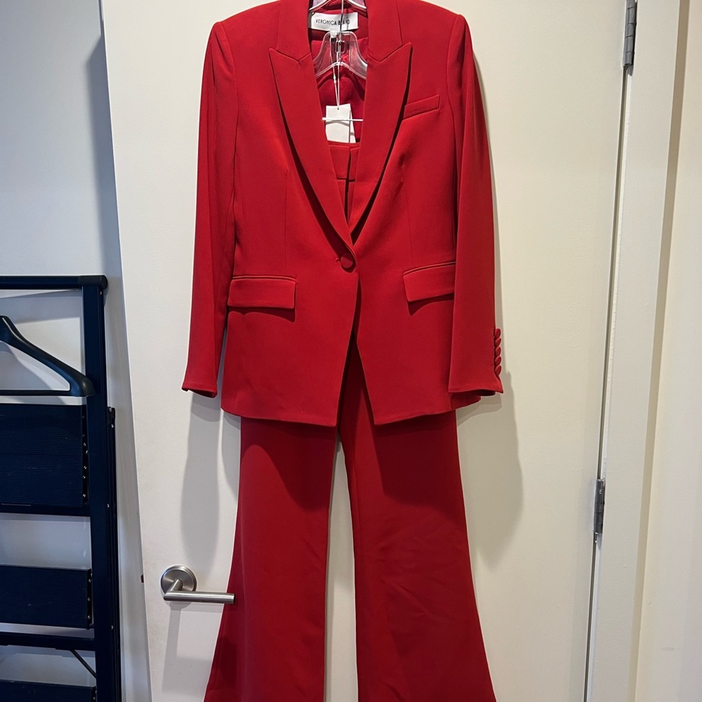 Veronica Beard 2pc red suit